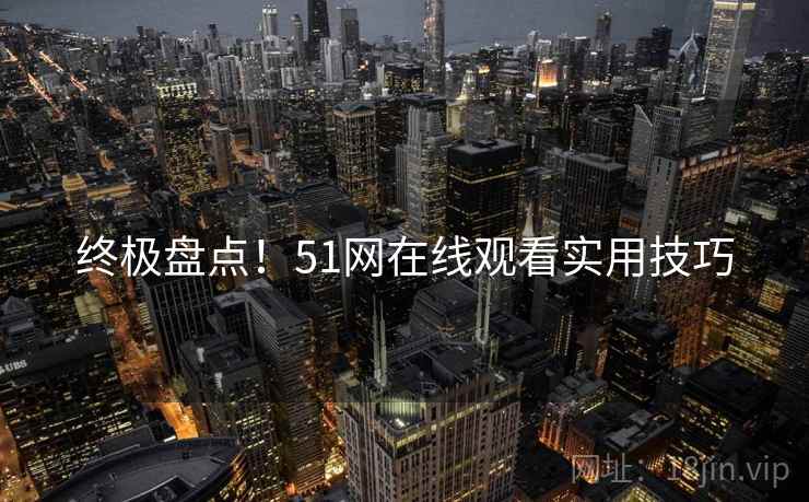 终极盘点！51网在线观看实用技巧
