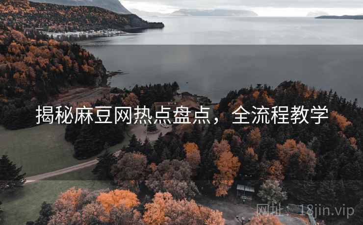 揭秘麻豆网热点盘点，全流程教学