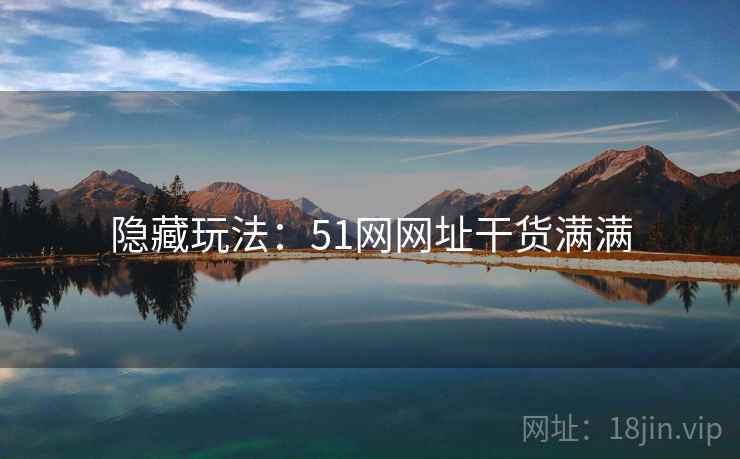 隐藏玩法：51网网址干货满满